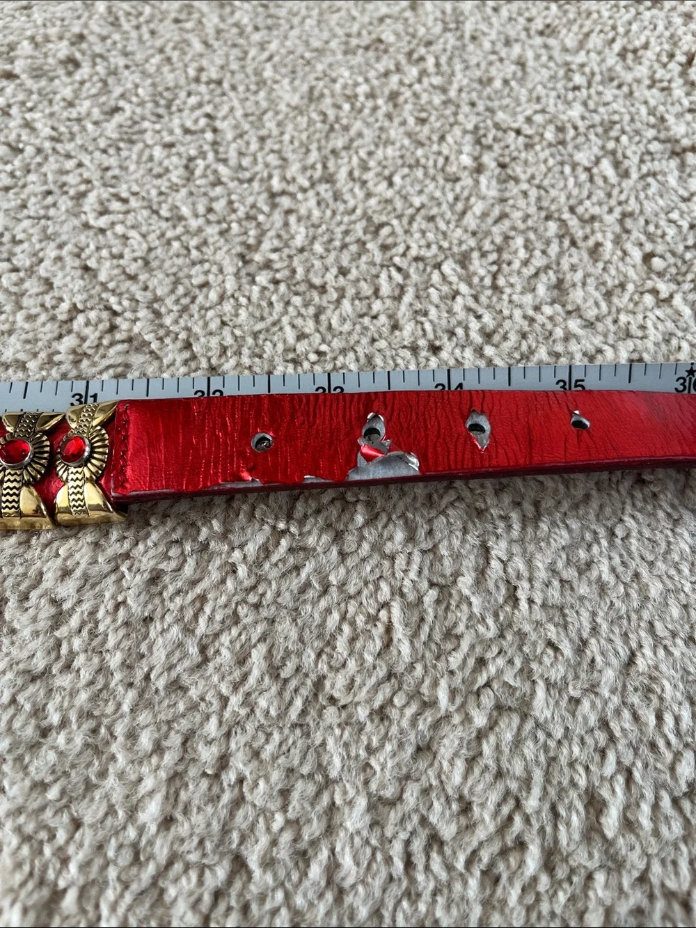 Red/gold belt